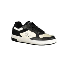 Calvin Klein Sleek Black Sneakers with Contrast Details -   -  Calvin Klein.