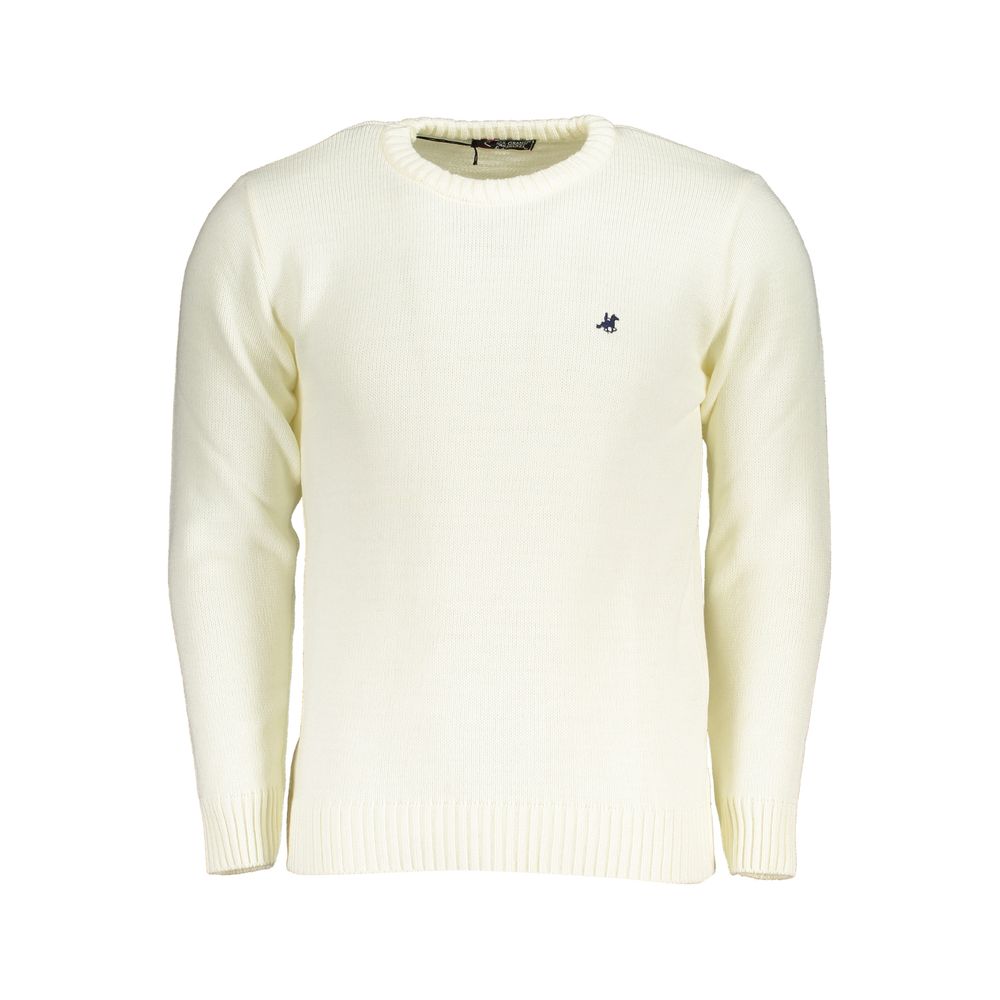 U.S. Grand Polo White Fabric Sweater -   -  U.S. Grand Polo.