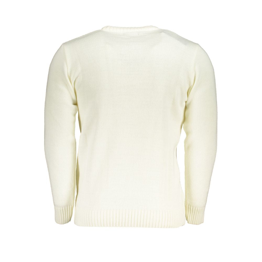 U.S. Grand Polo White Fabric Sweater -   -  U.S. Grand Polo.