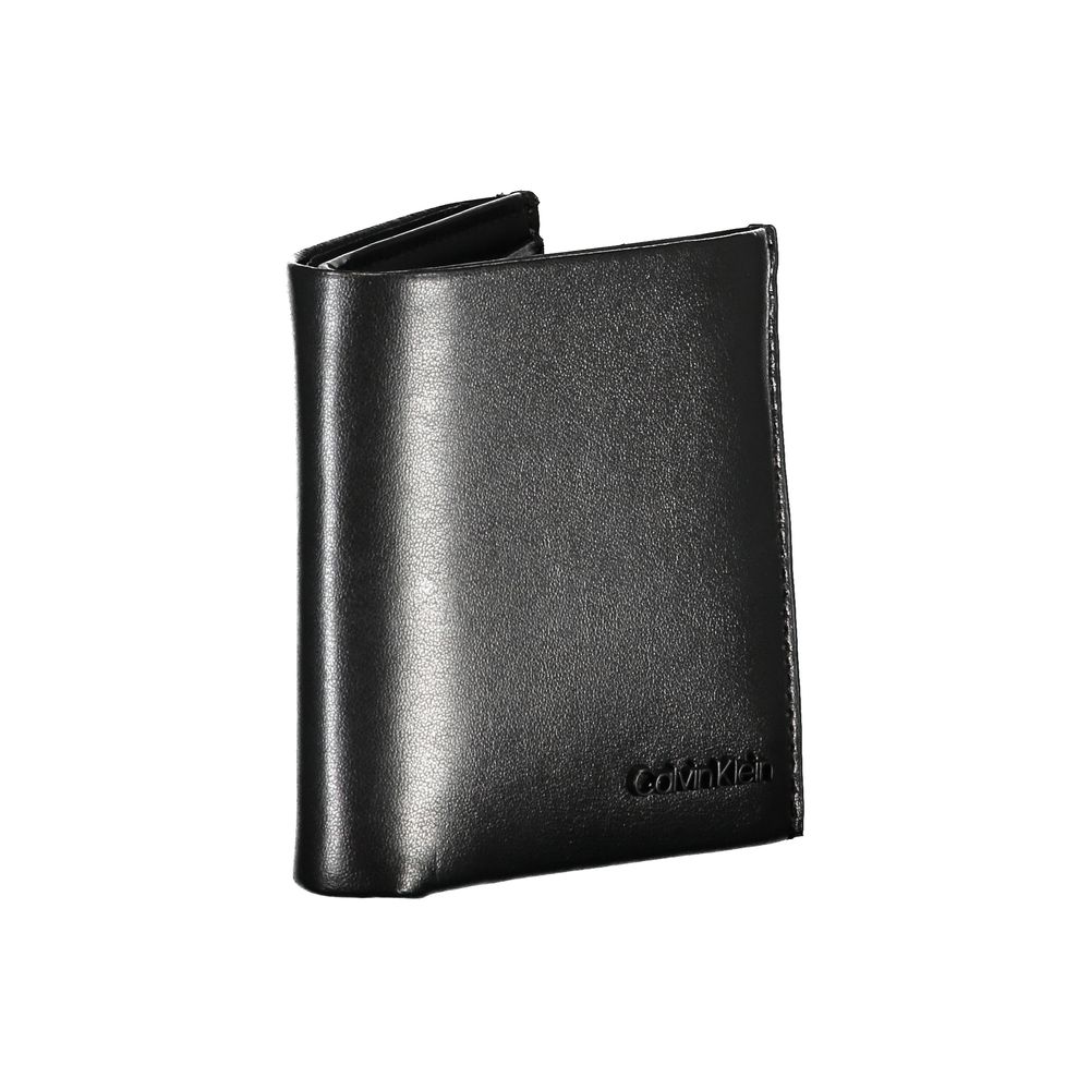 Calvin Klein Sleek Black Leather RFID Wallet -  Wallets for Men -  Calvin Klein.