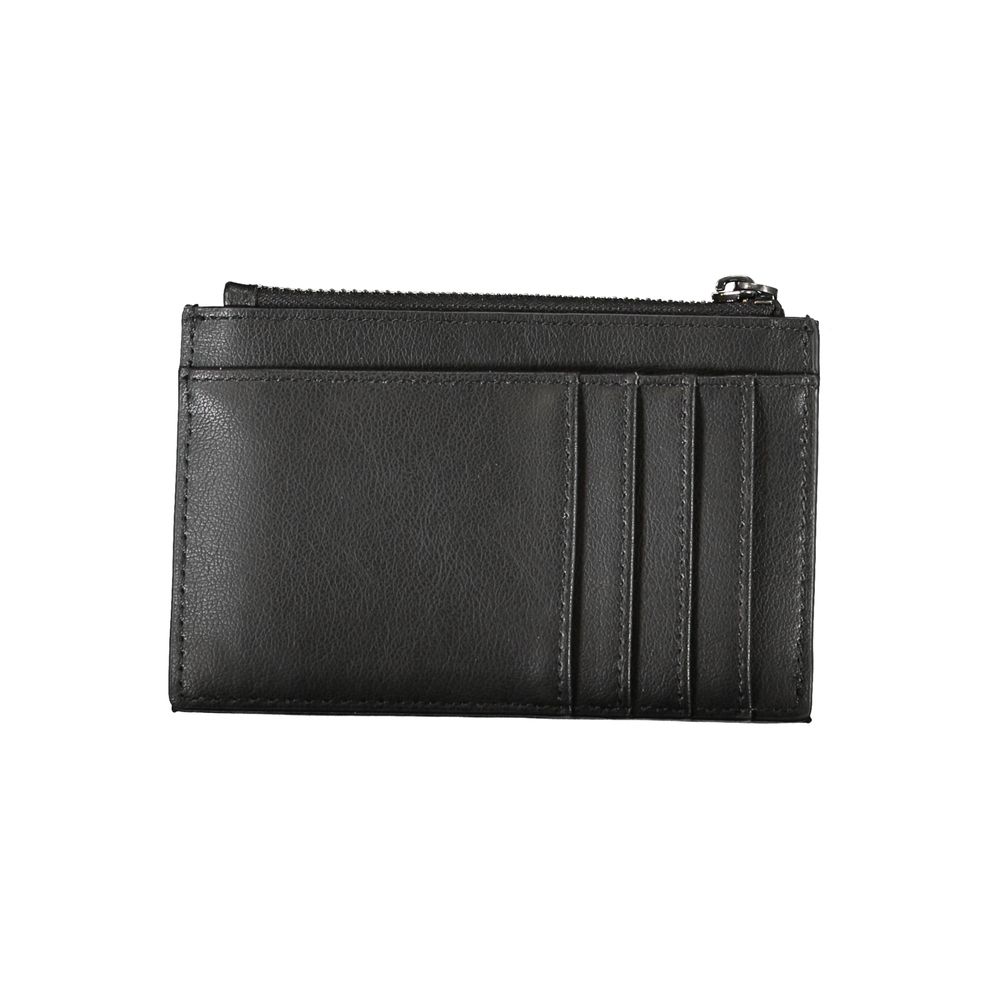 Calvin Klein Sleek Black Zip Wallet with Contrast Detailing -   -  Calvin Klein.