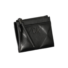 Calvin Klein Sleek Black Zip Wallet with Contrast Detailing -   -  Calvin Klein.