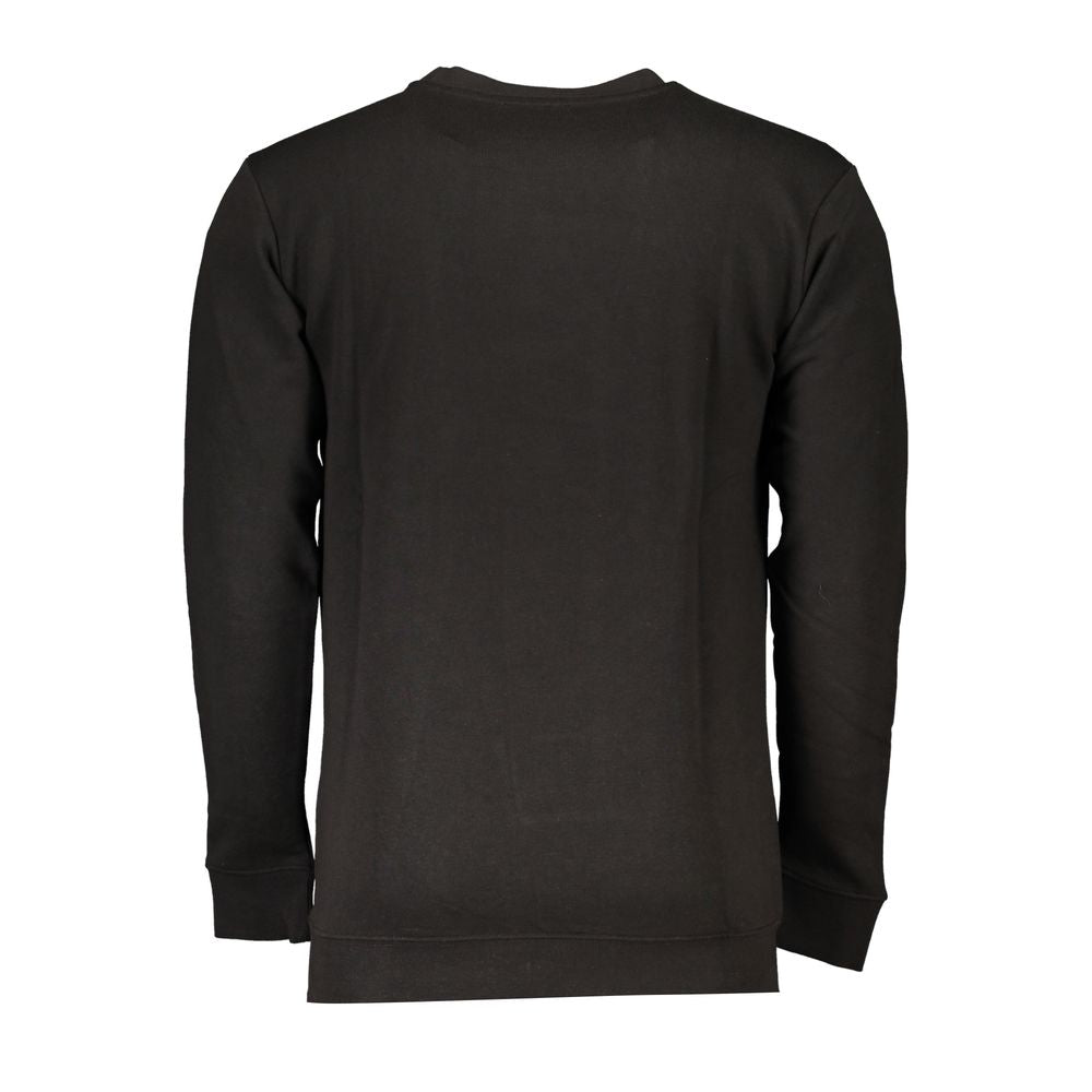 Cavalli Class Black Cotton Sweater -   -  Cavalli Class.