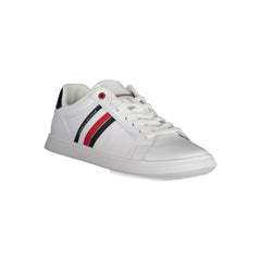 Tommy Hilfiger Sleek Lace-Up Sneakers with Contrast Details -   -  Tommy Hilfiger.