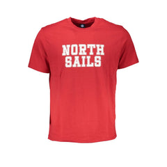 North Sails Red Cotton T-Shirt -   -  North Sails.