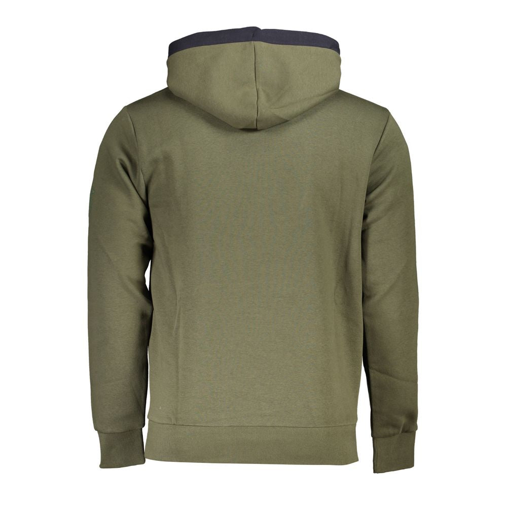 U.S. Grand Polo Elegant Fleece Hooded Sweater with Contrast Details -   -  U.S. Grand Polo.
