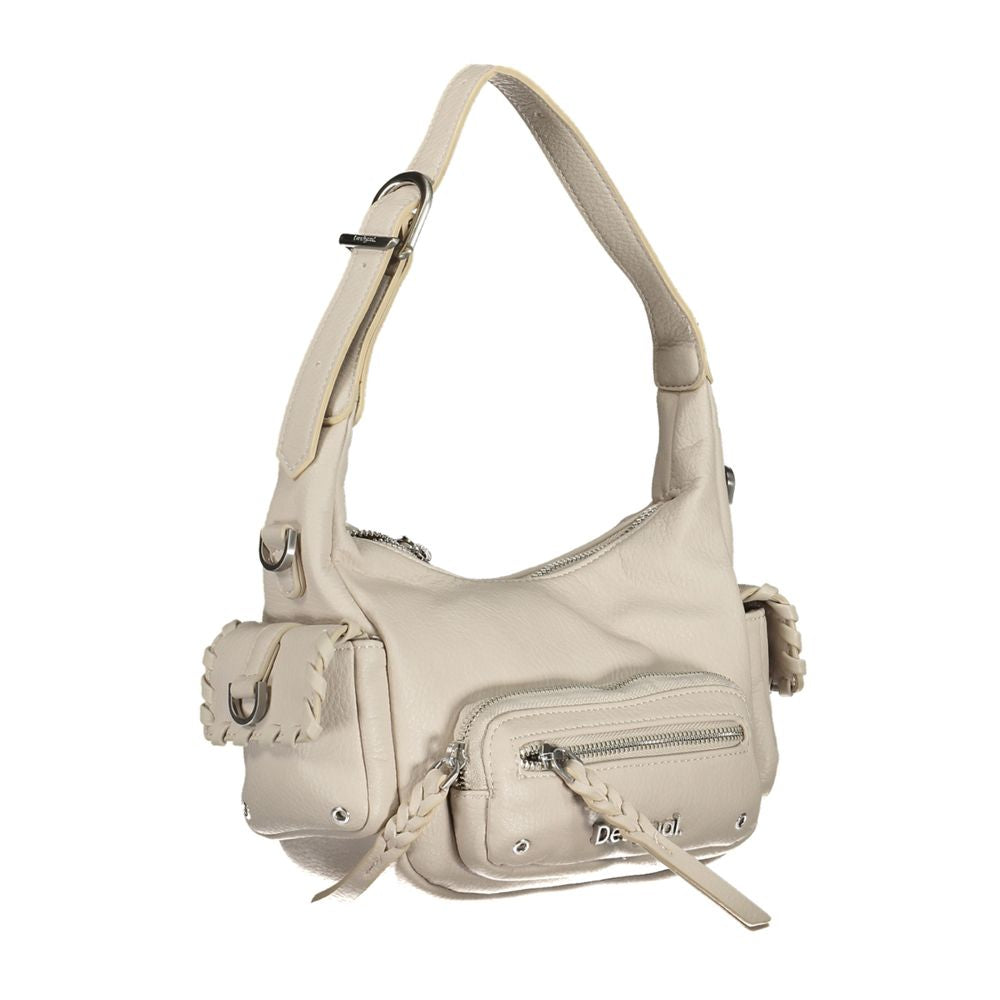 Desigual White Polyethylene Handbag -   -  Desigual.