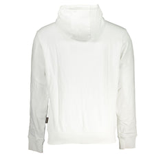 Napapijri Elegant White Hooded Cotton Sweater -   -  Napapijri.
