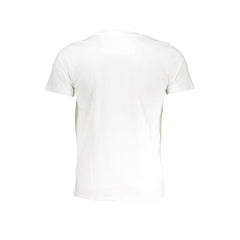 Cavalli Class White Cotton T-Shirt -   -  Cavalli Class.