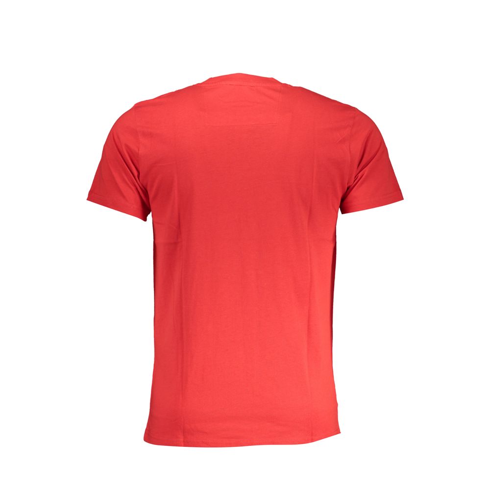 Cavalli Class Red Cotton T-Shirt -   -  Cavalli Class.