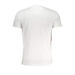 Cavalli Class White Cotton T-Shirt -   -  Cavalli Class.
