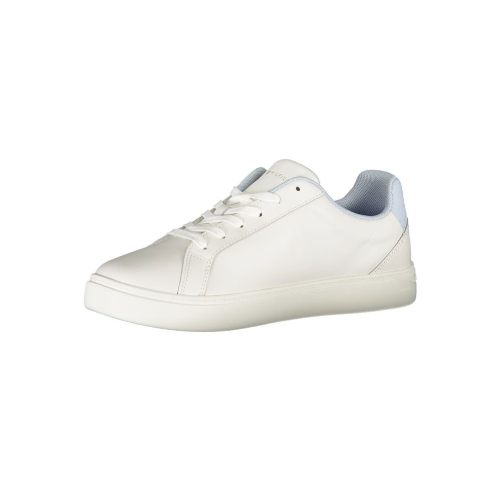 Tommy Hilfiger White Polyester Sneaker -   -  Tommy Hilfiger.