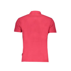 Napapijri Pink Cotton Polo Shirt -   -  Napapijri.