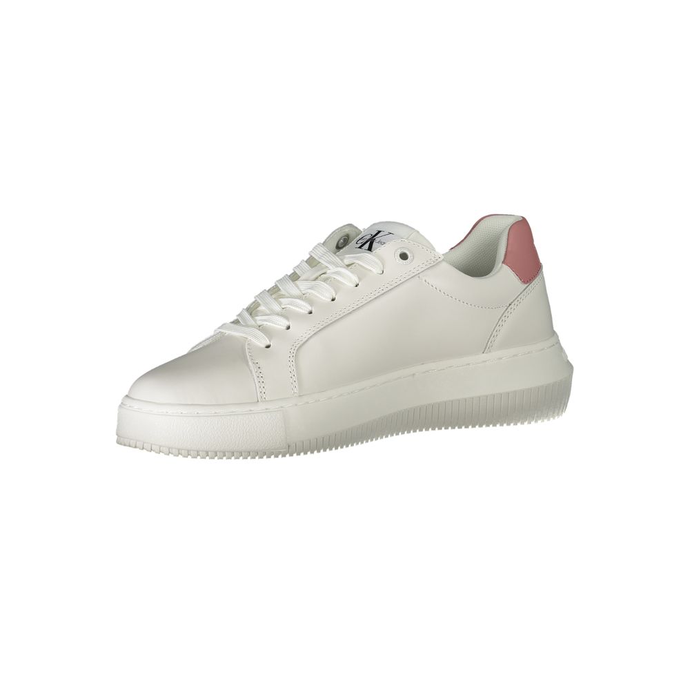 Calvin Klein White Polyester Sneaker -   -  Calvin Klein.