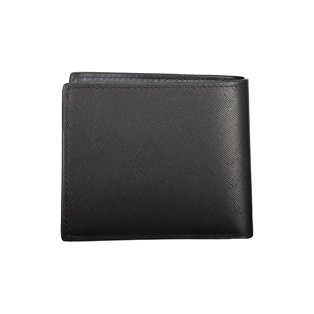 Tommy Hilfiger Black Leather Wallet -  Leather Wallet for Men -  Tommy Hilfiger.
