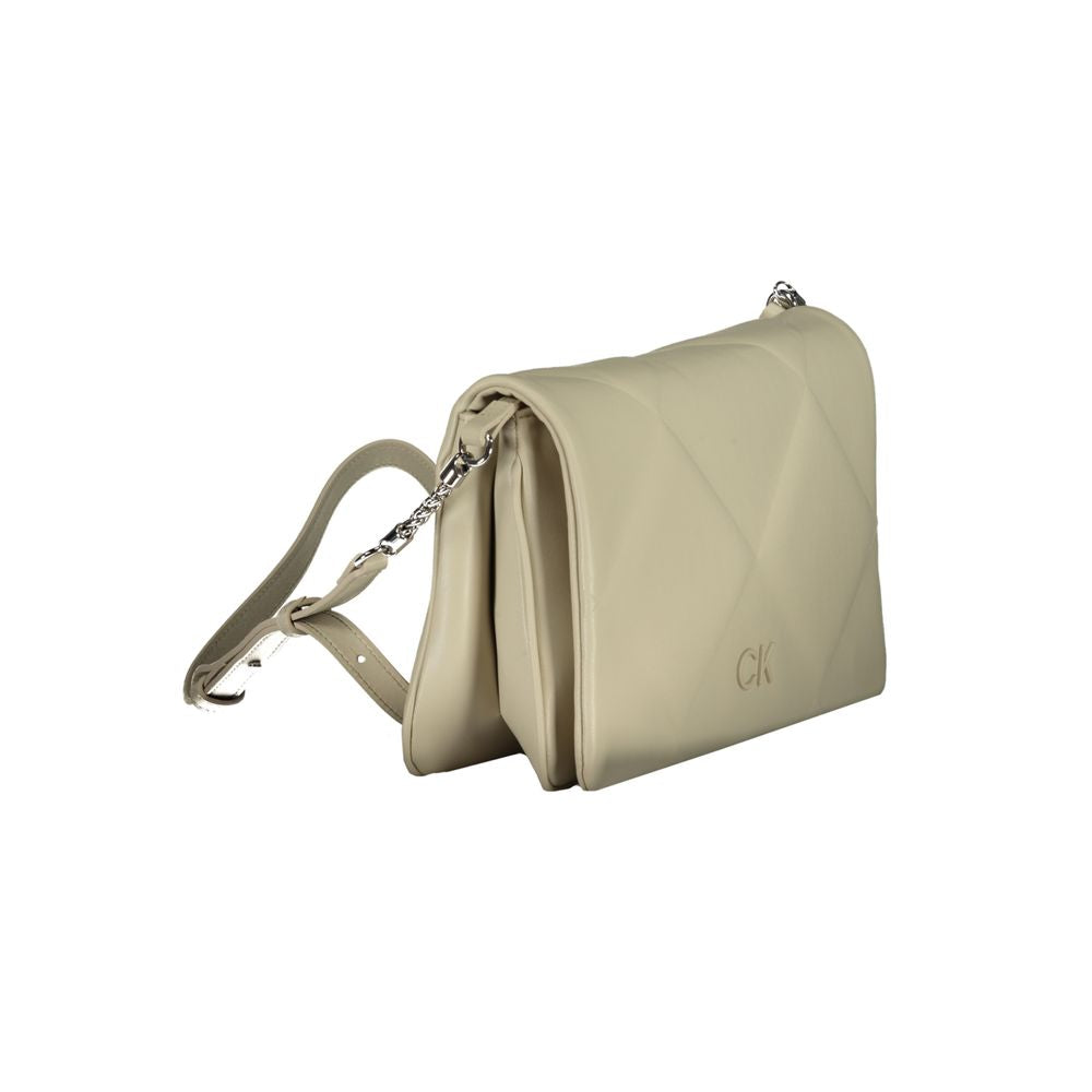 Calvin Klein Beige Cotton Handbag -   -  Calvin Klein.