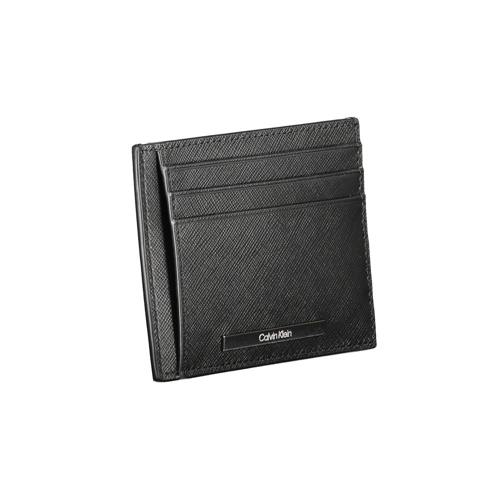 Calvin Klein Black Leather Wallet -  Wallets for Men -  Calvin Klein.