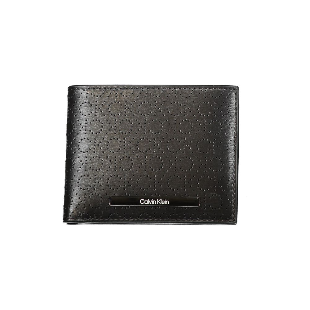 Calvin Klein Black Leather Wallet -  Wallets for Men -  Calvin Klein.