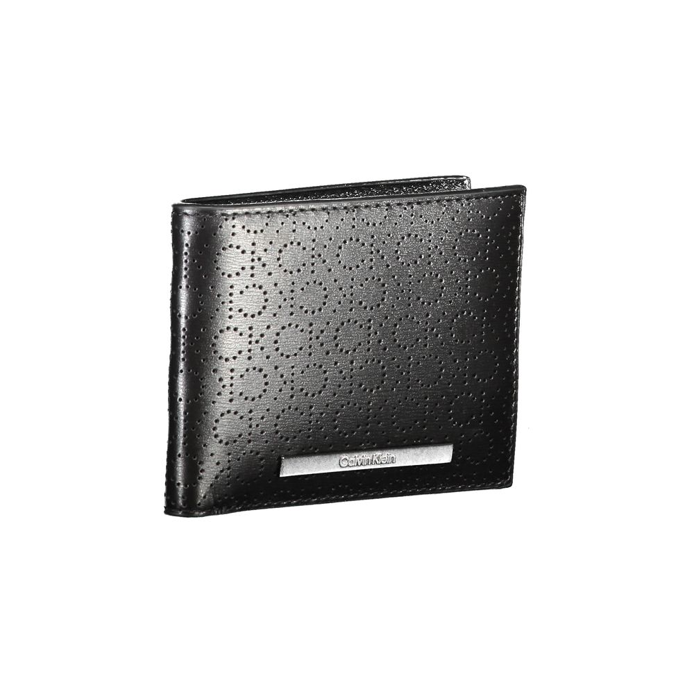 Calvin Klein Black Leather Wallet -  Wallets for Men -  Calvin Klein.