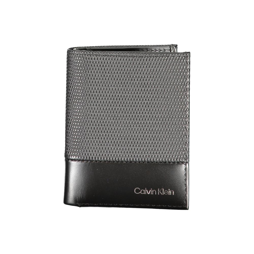 Calvin Klein Black Leather Wallet -  Wallets for Men -  Calvin Klein.