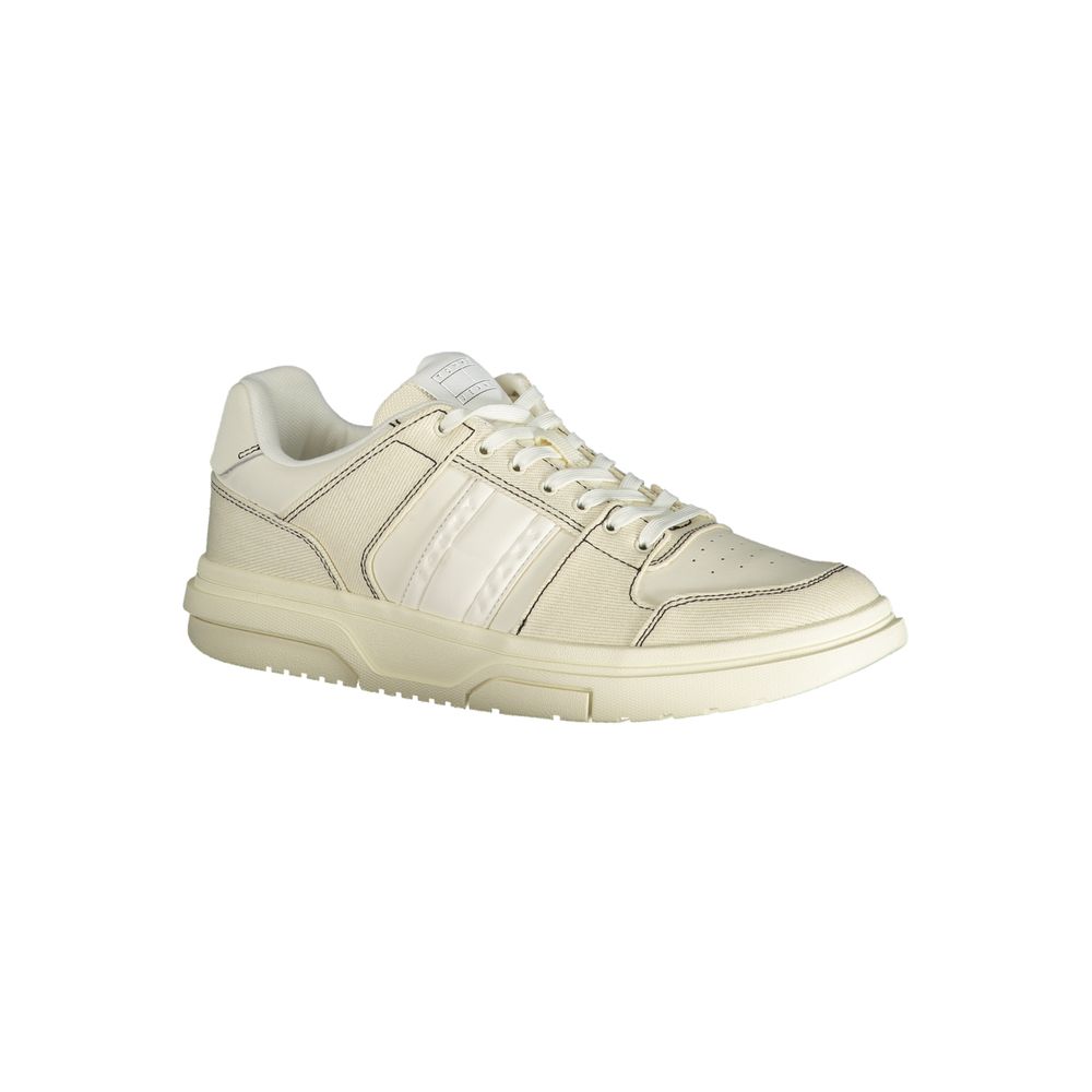 Tommy Hilfiger White Polyester Sneaker -   -  Tommy Hilfiger.