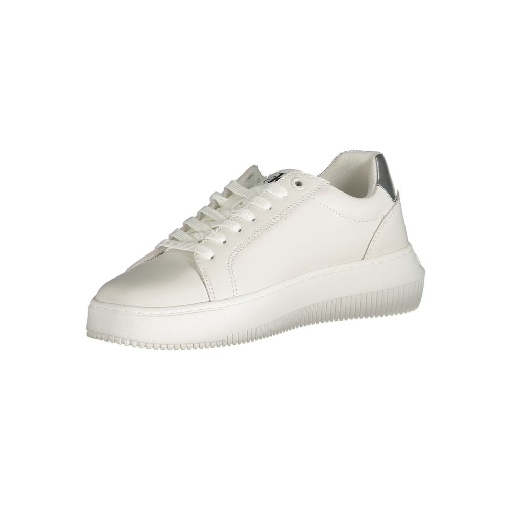 Calvin Klein White Polyester Sneaker -   -  Calvin Klein.