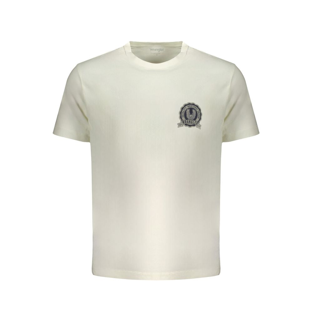 Wrangler White Cotton T-Shirt -   -  Wrangler.