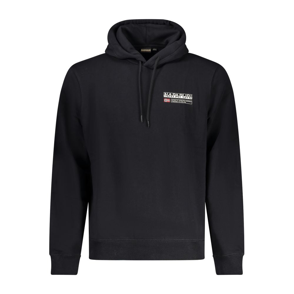 Napapijri Black Cotton Sweater -   -  Napapijri.
