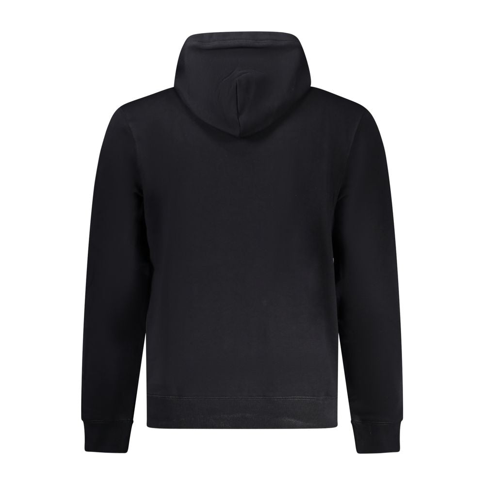 Napapijri Black Cotton Sweater -   -  Napapijri.