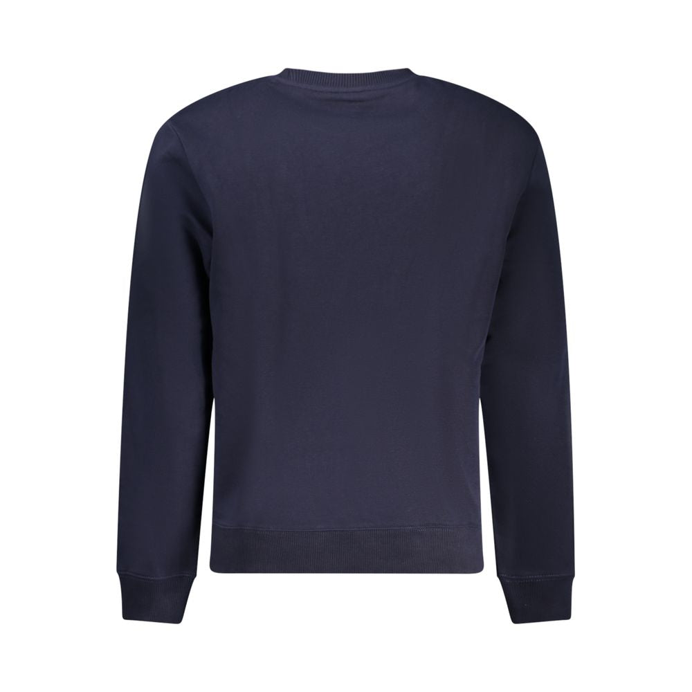 Napapijri Blue Cotton Men Sweater -   -  Napapijri.