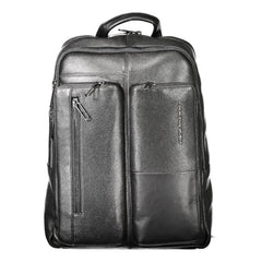 Piquadro Black Leather Men Backpack -   -  Piquadro.