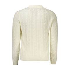 North Sails White Wool Men Sweater -   -  North Sails.