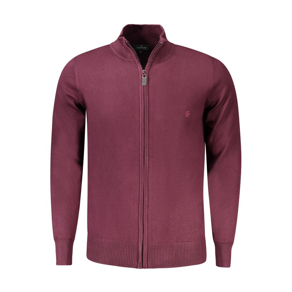 Coveri Moving Red Viscose Men Sweater -   -  Coveri Moving.