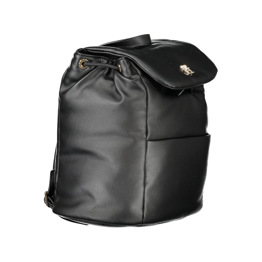 Tommy Hilfiger Black Polyester Women Backpack -  Luxury Backpacks for Women -  Tommy Hilfiger.