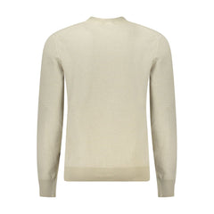 Hugo Boss Beige Cotton Men Sweater -   -  Hugo Boss.