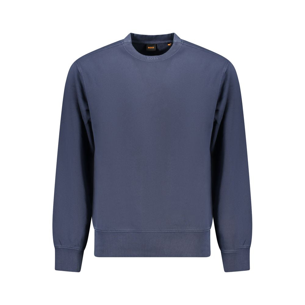 Hugo Boss Blue Cotton Men Sweater -   -  Hugo Boss.