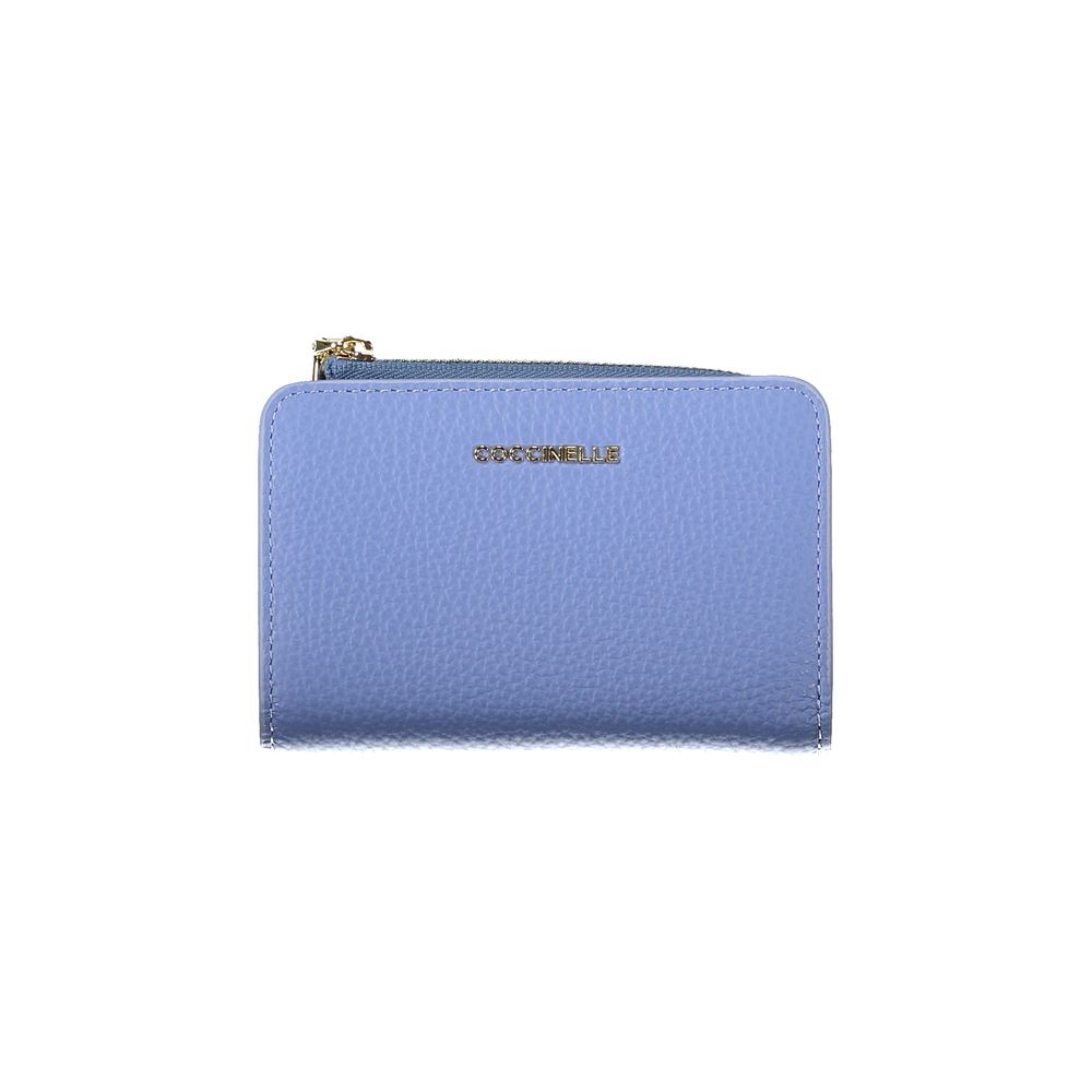 Coccinelle Light Blue Leather Women Wallet -   -  Coccinelle.