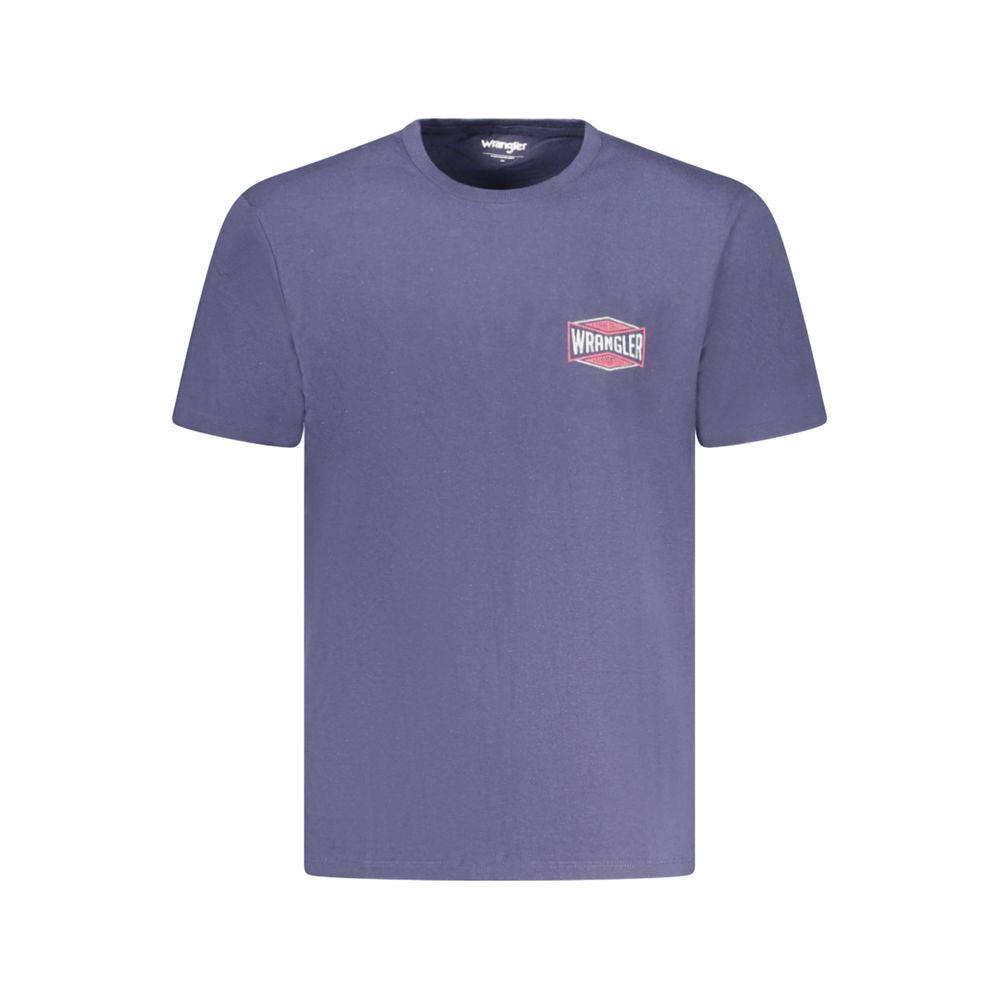 Wrangler Blue Cotton T-Shirt -   -  Wrangler.