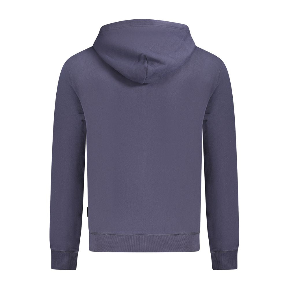 Napapijri Blue Cotton Men Sweater -   -  Napapijri.