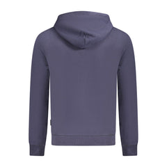 Napapijri Blue Cotton Men Sweater -   -  Napapijri.
