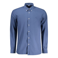 North Sails Blue Cotton Men Shirt -   -  North Sails.