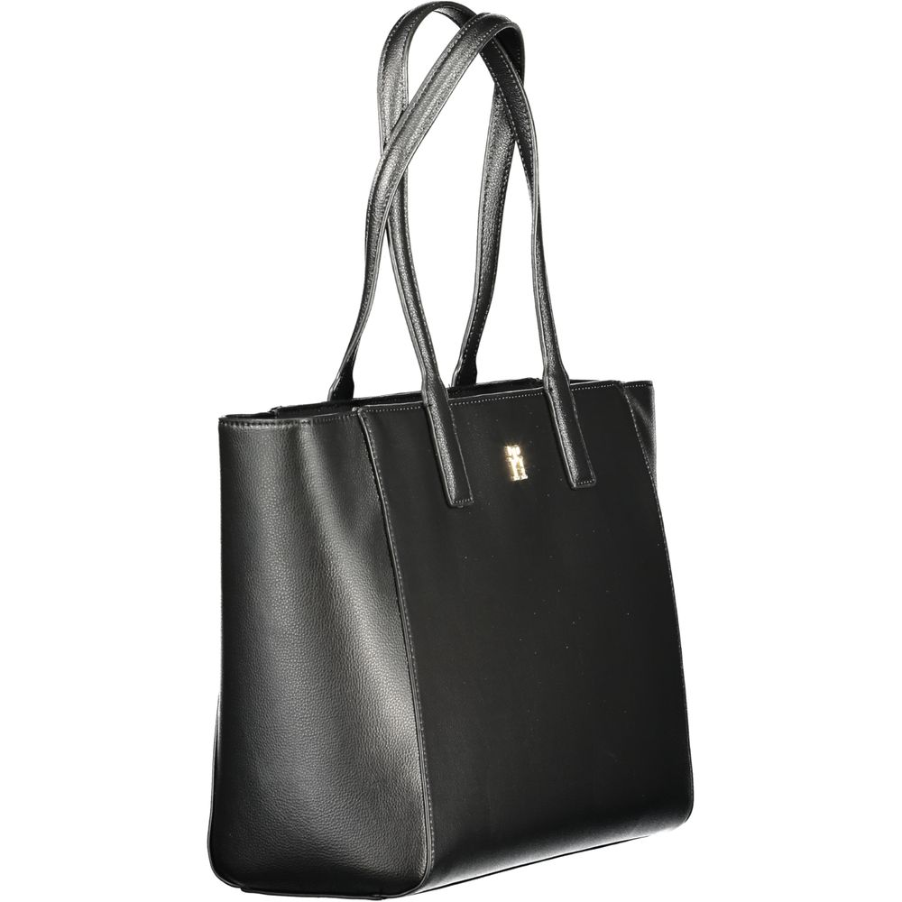 Tommy Hilfiger Black Recycled Polyester Women Handbag -   -  Tommy Hilfiger.