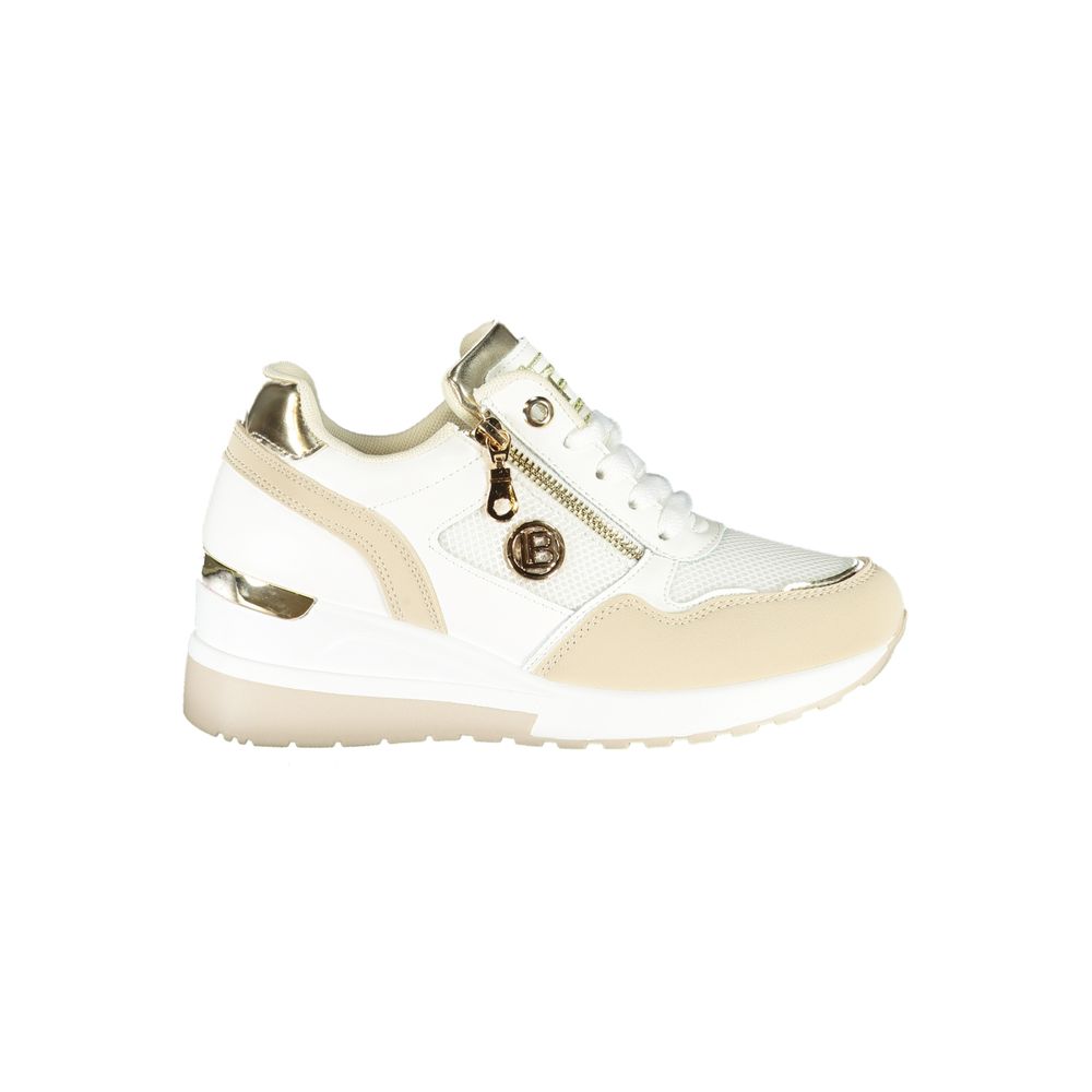 Laura Biagiotti Beige Polyester Women Sneaker -   -  Laura Biagiotti.