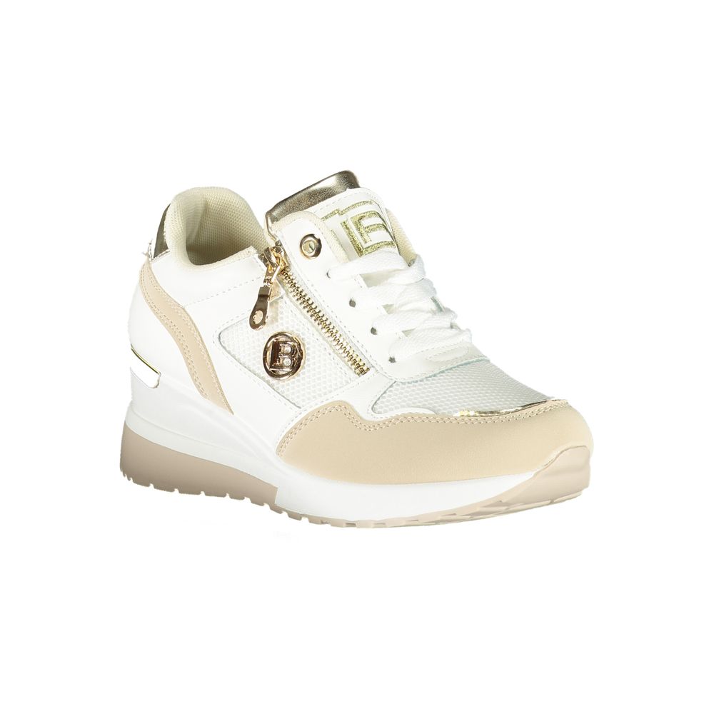 Laura Biagiotti Beige Polyester Women Sneaker -   -  Laura Biagiotti.