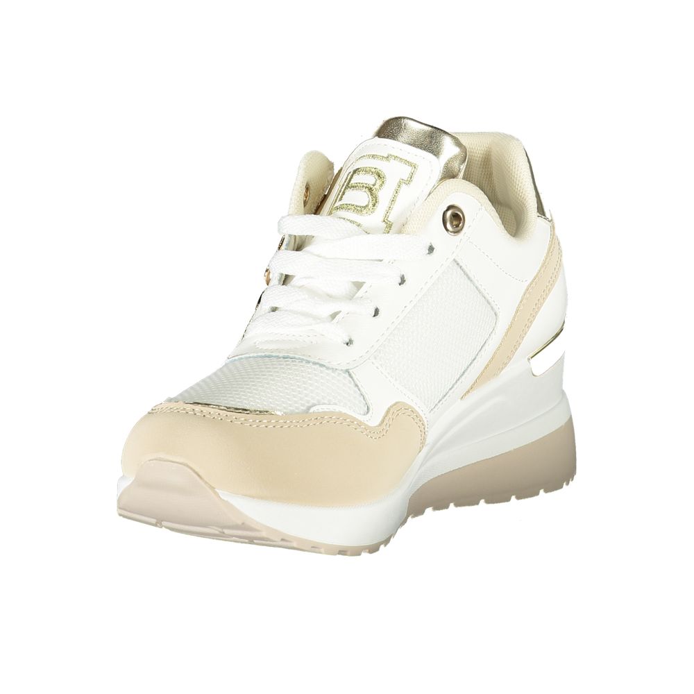 Laura Biagiotti Beige Polyester Women Sneaker -   -  Laura Biagiotti.