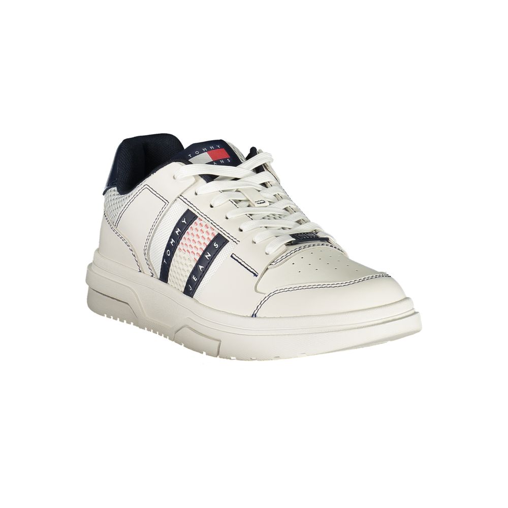 Tommy Hilfiger Blue Leather Men Sneaker -   -  Tommy Hilfiger.