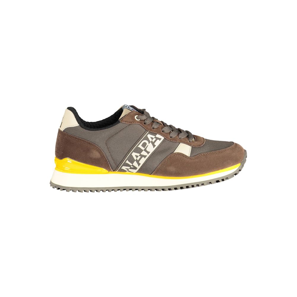 Napapijri Brown Polyester Sneaker -   -  Napapijri.