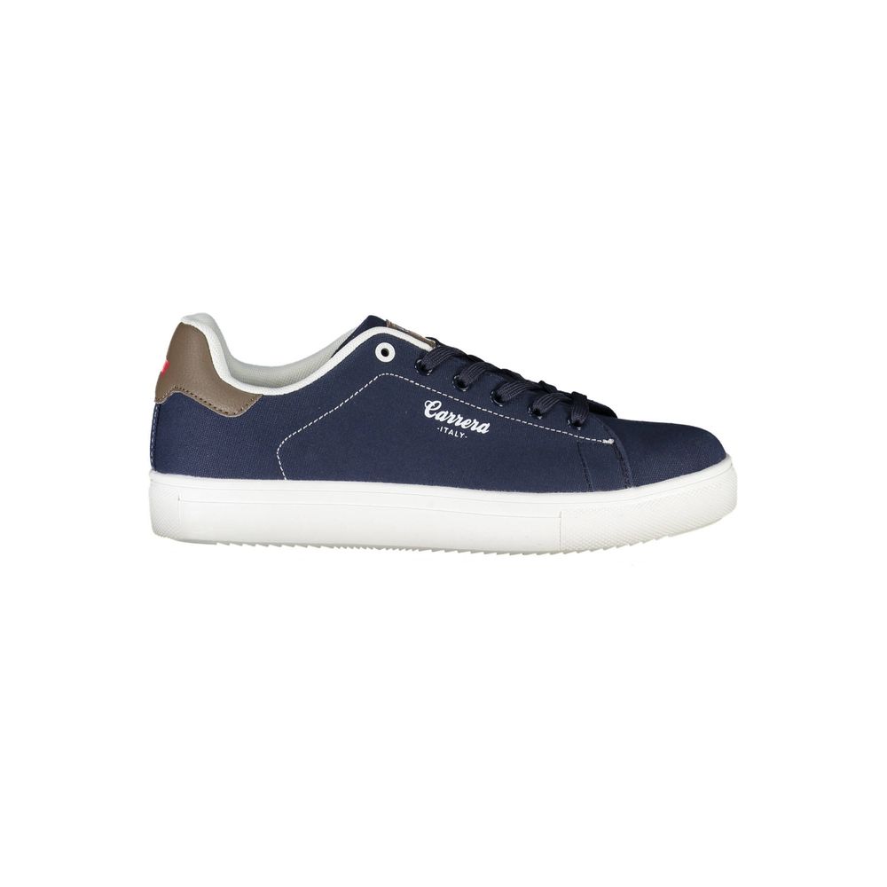 Carrera Blue Eco Leather Men Sneaker -   -  Carrera.