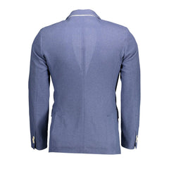 Gant Blue Cotton Men Jacket -   -  Gant.