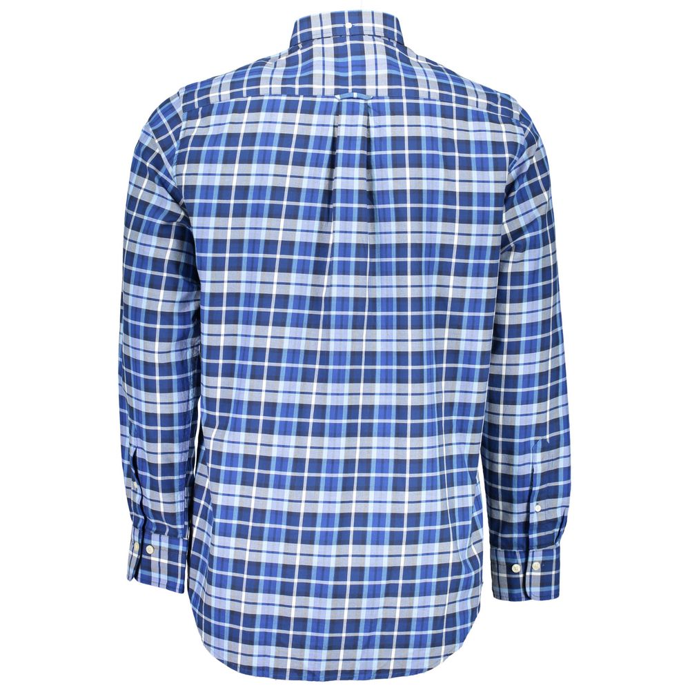 Gant Blue Cotton Men Shirt -   -  Gant.